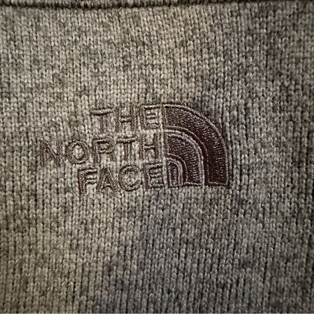 The North Face Men's Gray 1/4 Zip-Up‎ Fleece Pullover Jacket Large EUC Cabincore